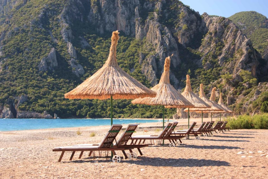 Olympos Beach in der Türkei